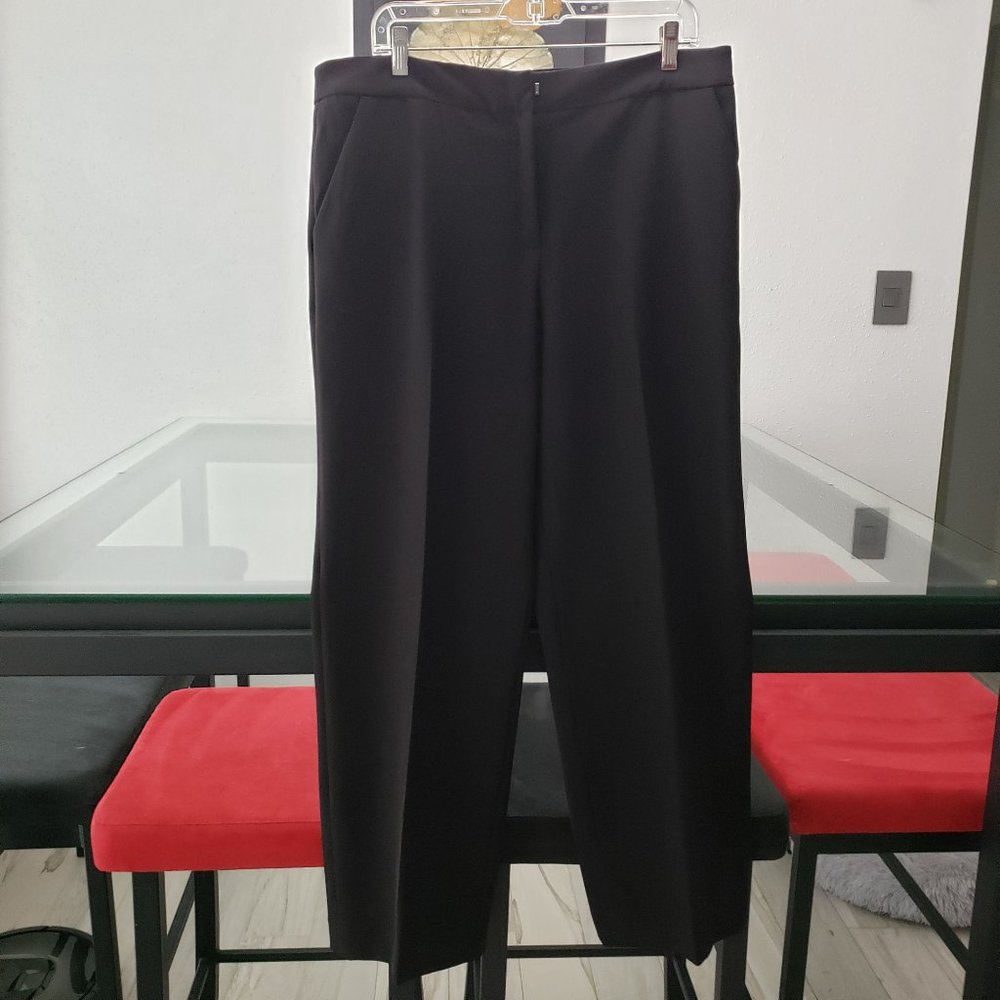 BOSTON PROPER crepe suit pants black size 14 - Picture 3 of 10